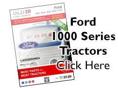 Ford 1000 Series Tractor Parts Catalogue
